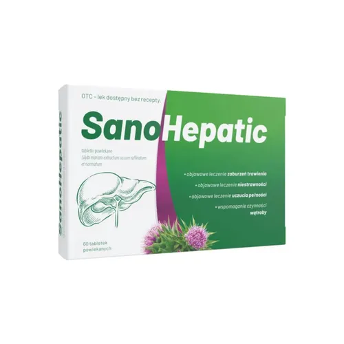 SanoHepatic 70 mg, 60 tabletek