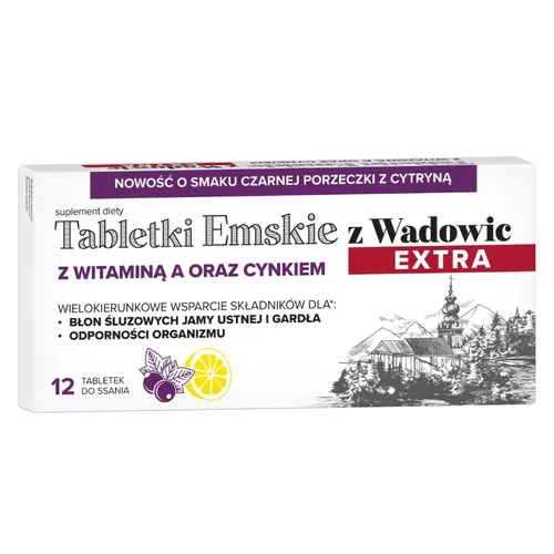 Tabletki Emskie z Wadowic Extra, 12 tabletek