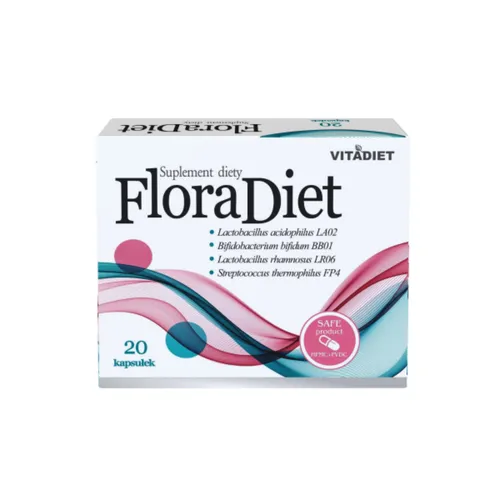 Vitadiet, FloraDiet, 20 kapsułek