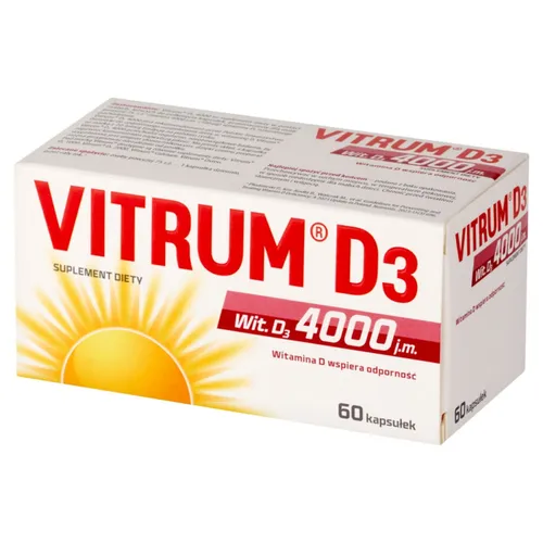 Vitrum D3, 4000 j.m., 60 kapsułek