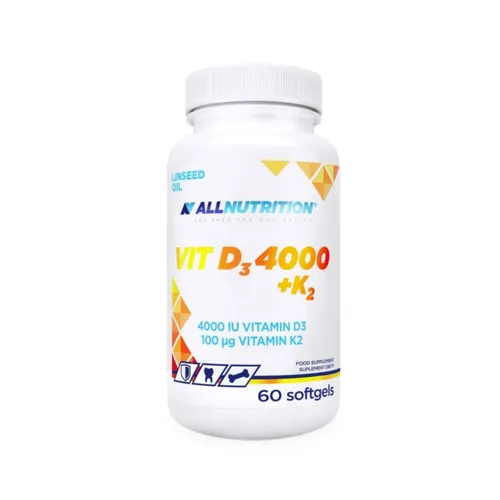 ALLNUTRITION Witamina D3 4000 + K2, 60 kapsułek