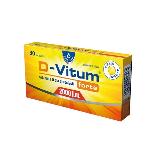 D-Vitum Forte 2000 j.m., 30 kapsułek