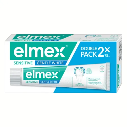 elmex Sensitive Whitening - pasta do zębów, 2x75 ml