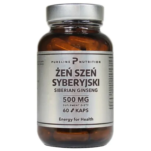 MedFuture Pureline Żeń-szeń Syberyjski Ekstrakt 500 mg, 60 kapsułek