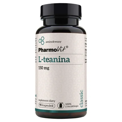 PharmoVit L-Teanina 150 mg, 90 kapsułek