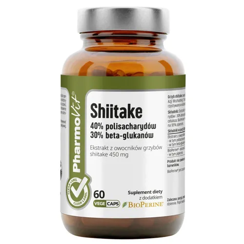Pharmovit Shiitake, 60 kapsułek