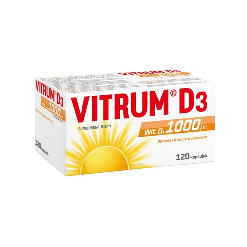 Vitrum D3 1000 j.m., 120 kapsułek