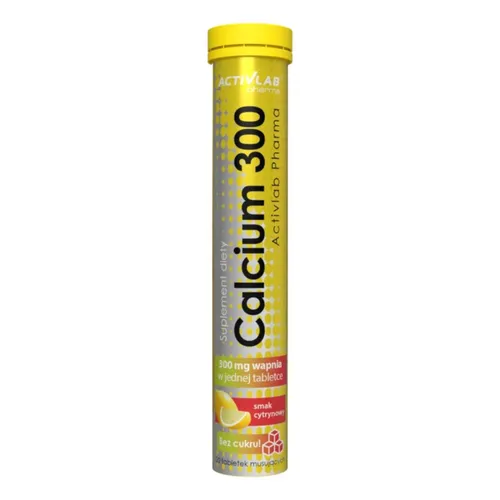 Activlab Calcium 300, 20 tabletek musujących