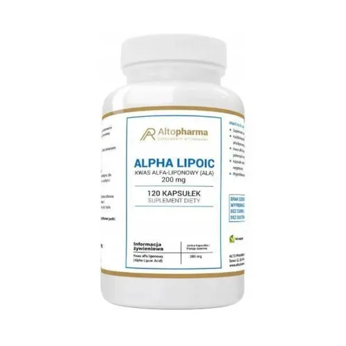 Alto Pharma, Alpha Lipoic 200 mg, 120 kapsułek