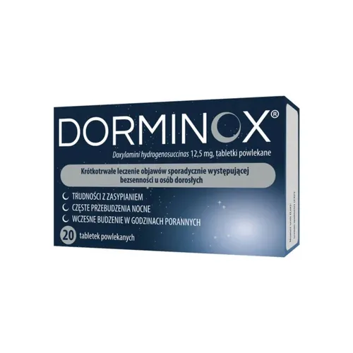 Dorminox 12,5 mg, 20 tabletek
