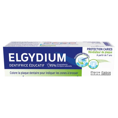 ELGYDIUM - pasta edukacyjna do zębów, barwiąca płytkę nazębną, 50 ml