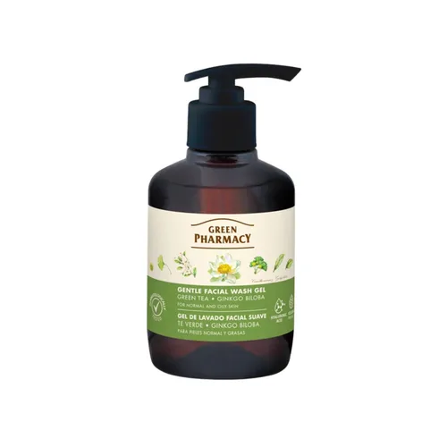 Green Pharmacy - żel do twarzy Zielona herbata i Ginkgo biloba, skóra mieszana, 270ml