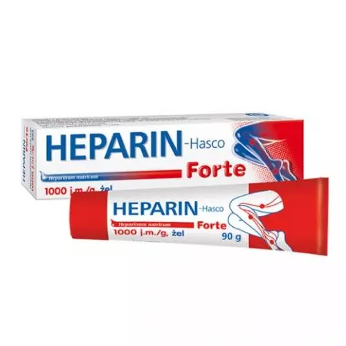 Heparin Hasco Forte 1000 j.m./g, żel, 90 g