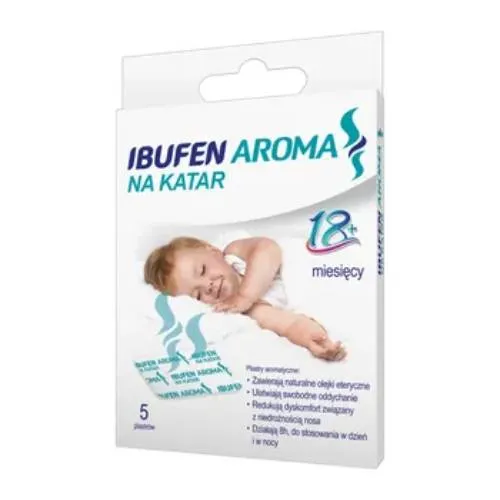 Ibufen Aroma na katar+, 5 plastrów