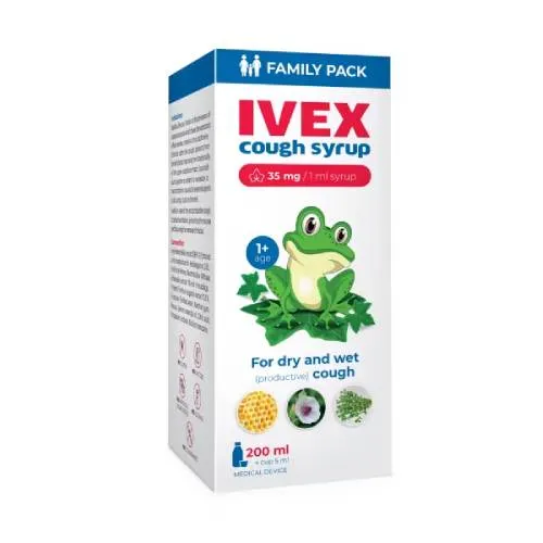 IVEX - syrop na kaszel suchy i mokry, 200 ml