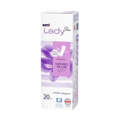 Seni Lady Slim - wkładki urologiczne dla kobiet, Micro Plus, 20 sztuk