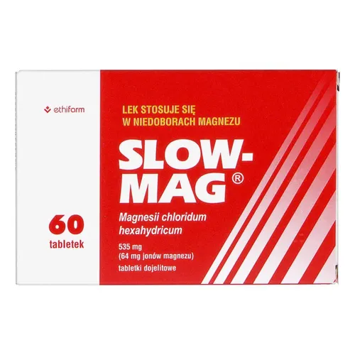 Slow-Mag 64 mg, 60 tabletek