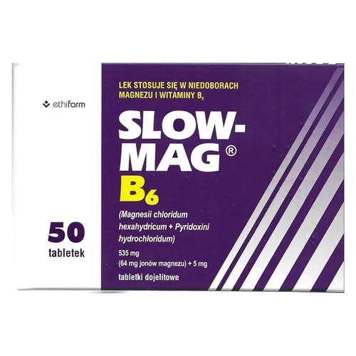 Slow-Mag B6, 50 tabletek