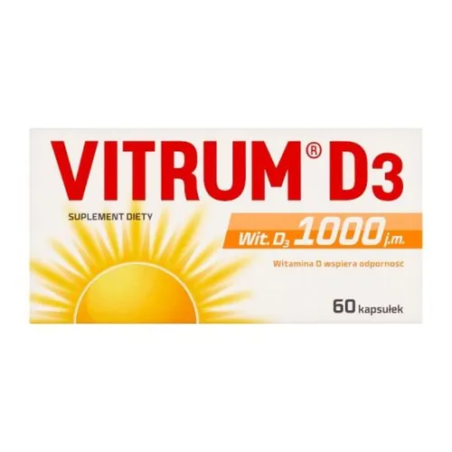 Vitrum D3 1000, 60 kapsułek