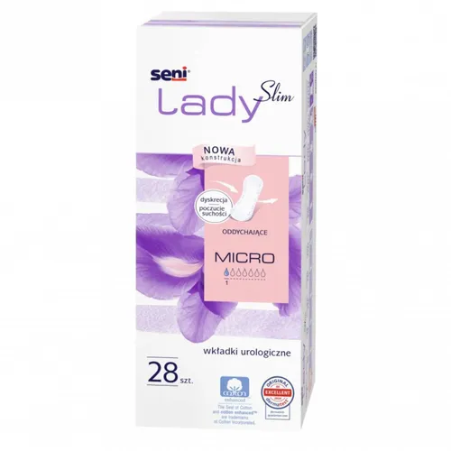 Seni Lady Slim - wkładki urologiczne, Micro, 28 sztuk
