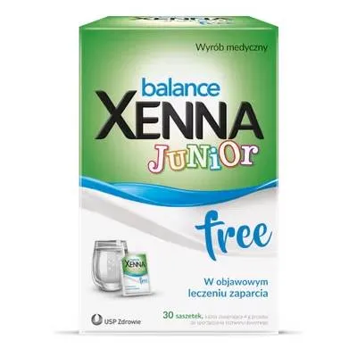 Xenna Balance Junior Free - leczenie zaparć, 30 saszetek
