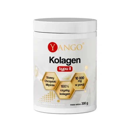 YANGO, Kolagen wołowy typu II, 300 g