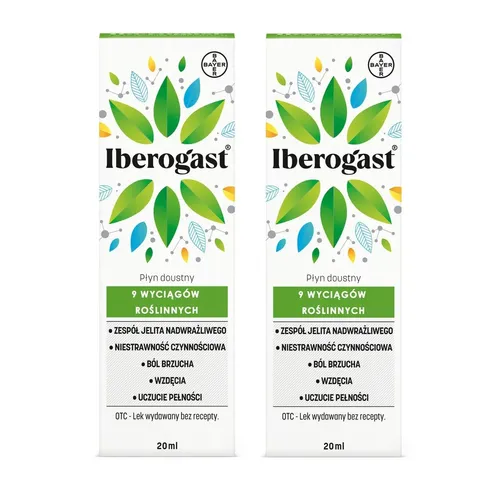 ZESTAW: 2 x Iberogast, płyn doustny, 20 ml