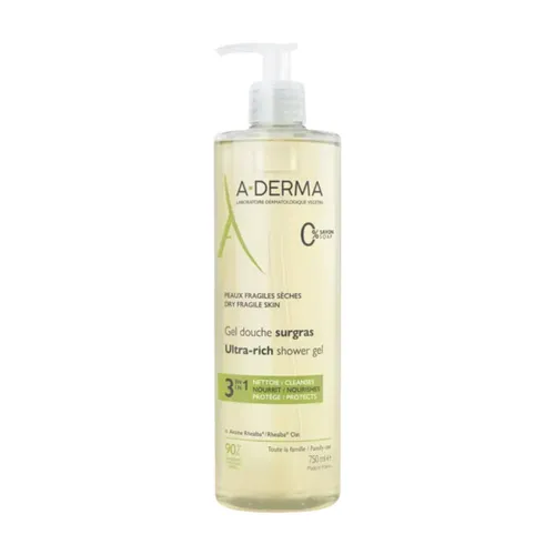 A-derma - żel pod prysznic ultra bogaty, skóra sucha, 750 ml