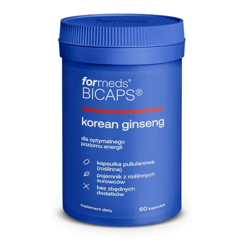 Bicaps Korean Ginseng, 60 kapsułek