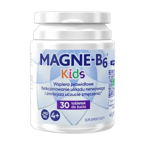 Magne-B6 Kids, tabletki do żucia, smak arbuzowy, 30 tabletek