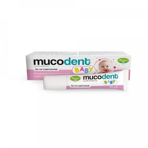 Mucodent Baby żel na ząbkowanie, 15 ml