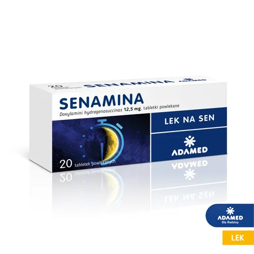Senamina 12,5 mg, 20 tabletek powlekanych