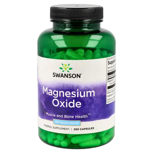 Swanson - magnez 200 mg, 250 kapsułek