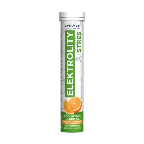 Activlab Elektrolity Stres, 20 tabletek musujących