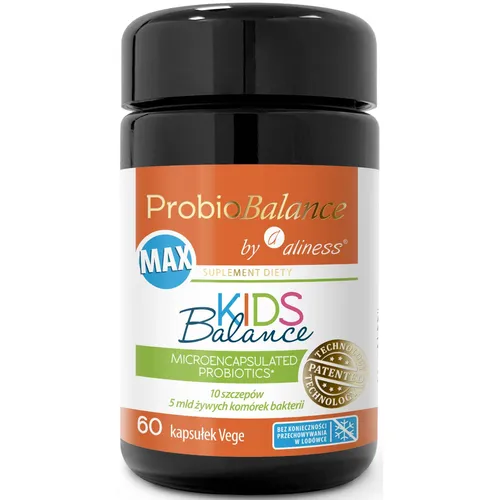 Aliness Probiobalance Max Kids, 60 kapsułek