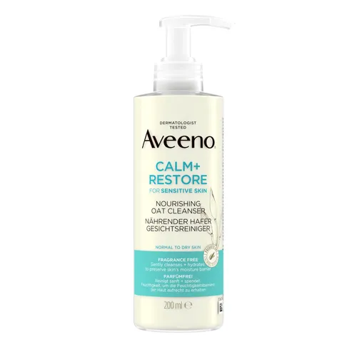 Aveeno - Calm+ Restore Odżywczy żel owsiany do mycia, 200 ml