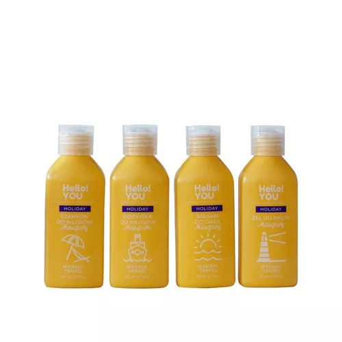 Hello!You Zestaw podróżny z mango, 4x80 ml