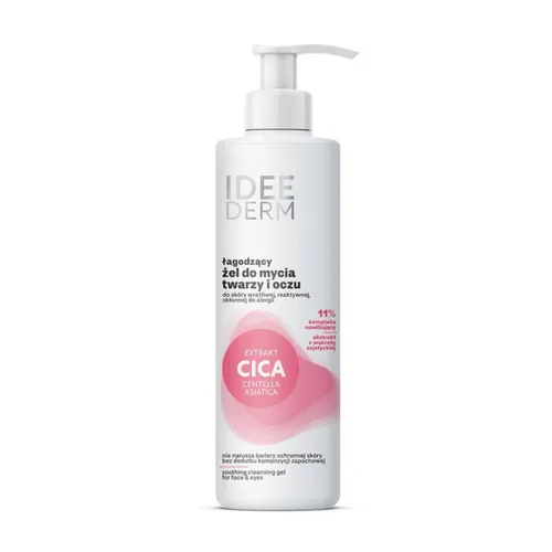 IDEE DERM - łagodzący żel do mycia twarzy i oczu, 220 ml