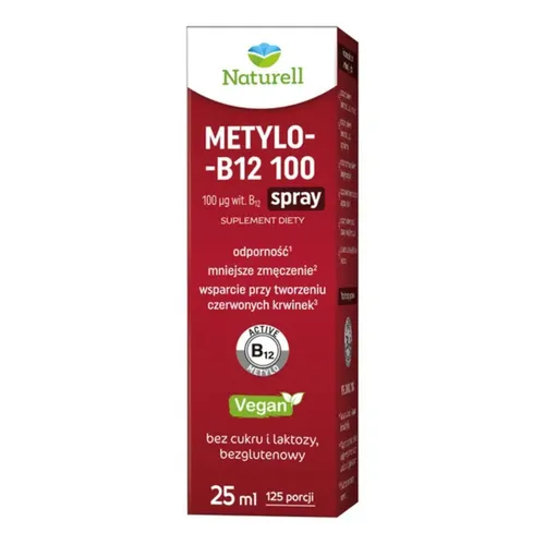 Naturell Metylo B12 100, spray, 25 ml