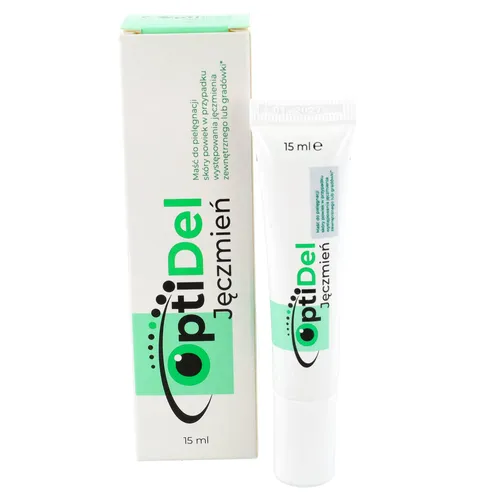 OptiDel Jęczmień - maść do pielęgnacji skóry powiek 15 ml (IMPORT)