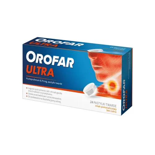 Orofar Ultra 8,75 mg, 24 pastylek