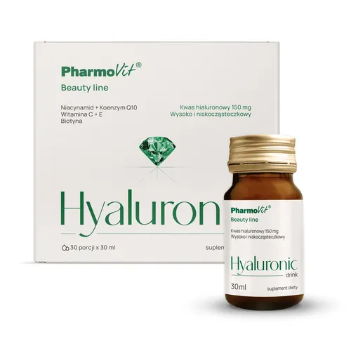 PharmoVit - Hyaluronic drink Beauty Line, 30 sztuk x 30 ml