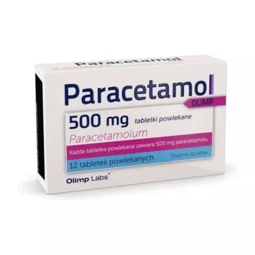 Paracetamol Olimp 500 mg, 12 tabletek