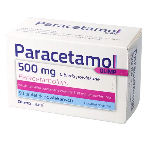 Paracetamol Olimp 500 mg, 50 tabletek