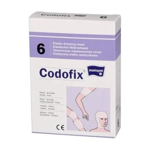Codofix Matopat - Elastyczna Siatka Opatrunkowa, 6 x 1 m, 1 sztuka