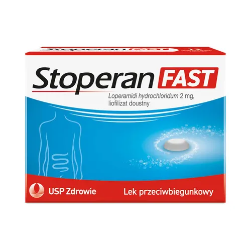 Stoperan Fast 2 mg, liofilizat doustny, 12 tabletek