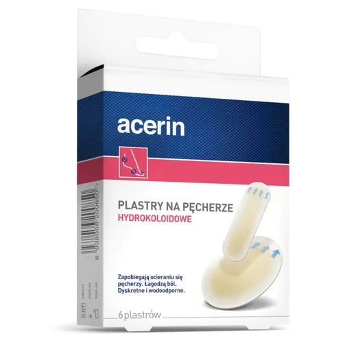 Acerin - plastry na pęcherze, 6 sztuk