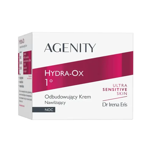 Agenity Hydra-Ox 1°- krem odbudowujący nawilżający na noc, 50 ml