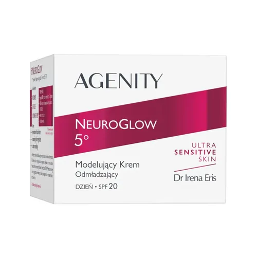 Agenity NeuroGlow 5°- krem modelujący odmładzający na dzień, SPF 20, 50 ml