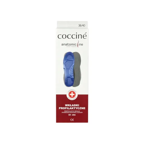 Coccine - żelowa wkładka medyczna, Ortho Ara, rozmiar 36-40, 2 sztuki